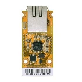 Модуль контроллера WIZ550io Ethernet включает W5500, трансформатор и RJ45