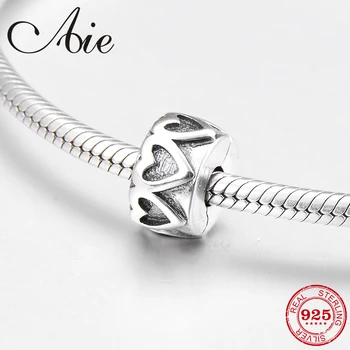 

Decorate heart shape 925 Sterling Silver DIY gift fine clips Lock beads Fit Original European Charm Bracelet Jewelry making