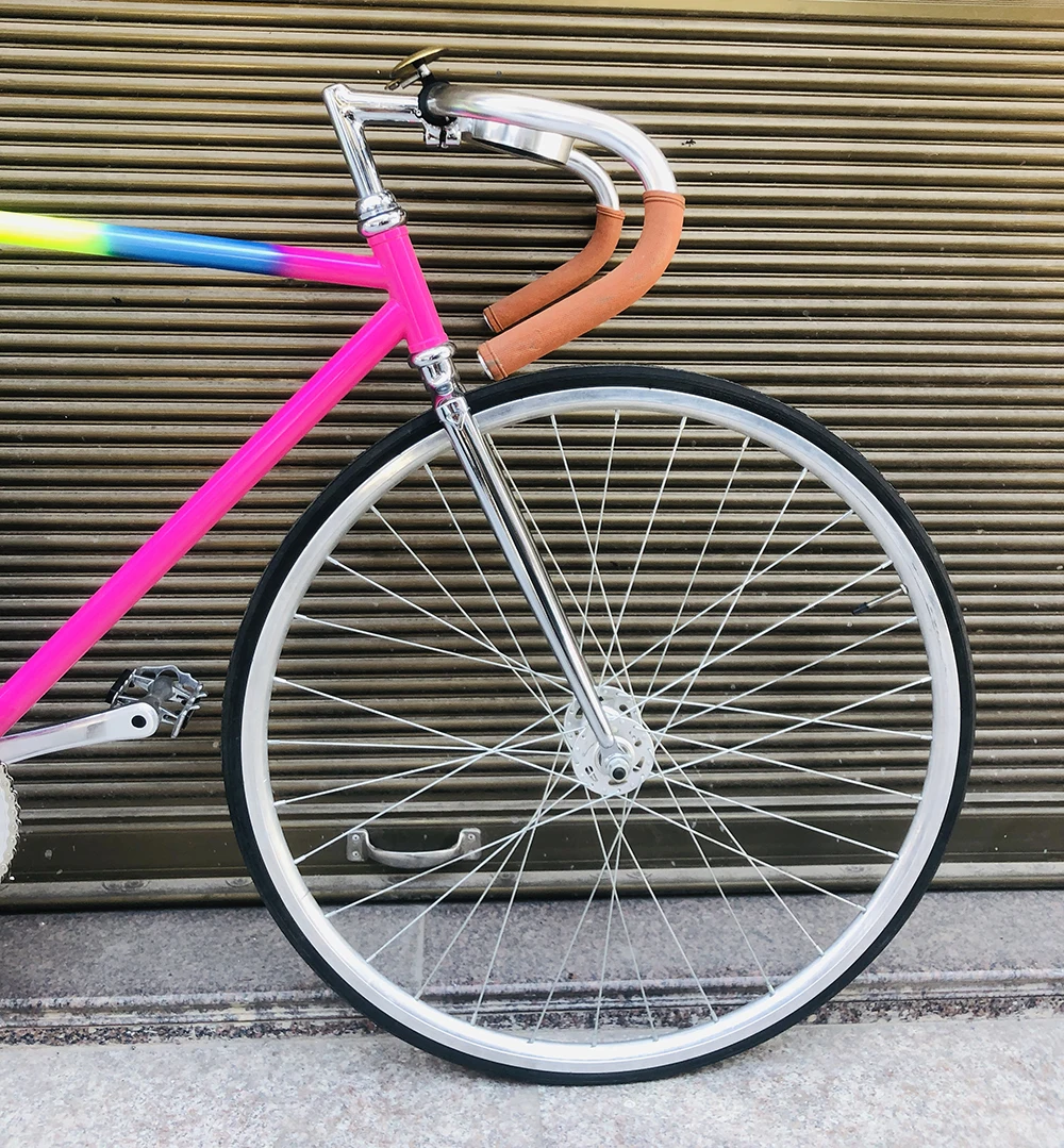 700C Fixie bike Track Single speed Bike 57cm fixed gear bike 4130 Chrome-molybdenum Steel vintage bike frame