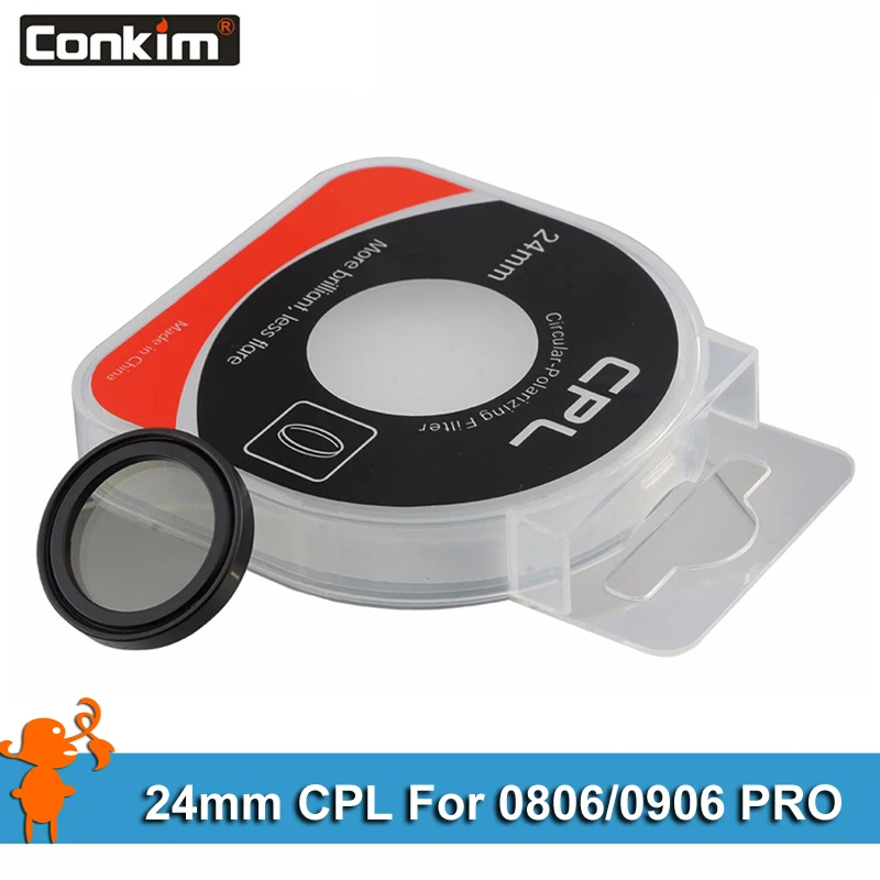 Conkim 24 мм CPL фильтр для автомобильного видеорегистратора DVR 0806/0806s/0903/0905/0906