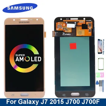 

Super AMOLED J700 LCD Display For Samsung Galaxy J7 2015 J700 SM-J700F J700H/D J700M LCD Display Touch Screen Digitizer Assembly