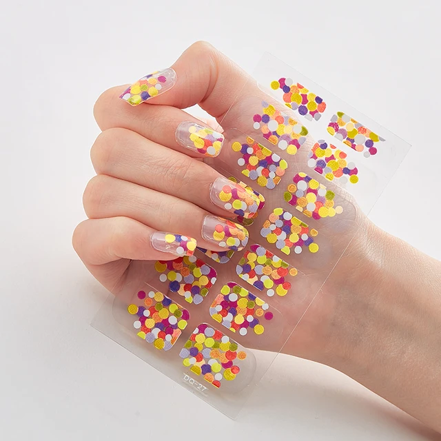 Five Sorts 0f Nail Stickers Decals Plain Stickers Nail Stickers Designer Nails Sticker Designer Nails Art Decoration Nailart DQ-27