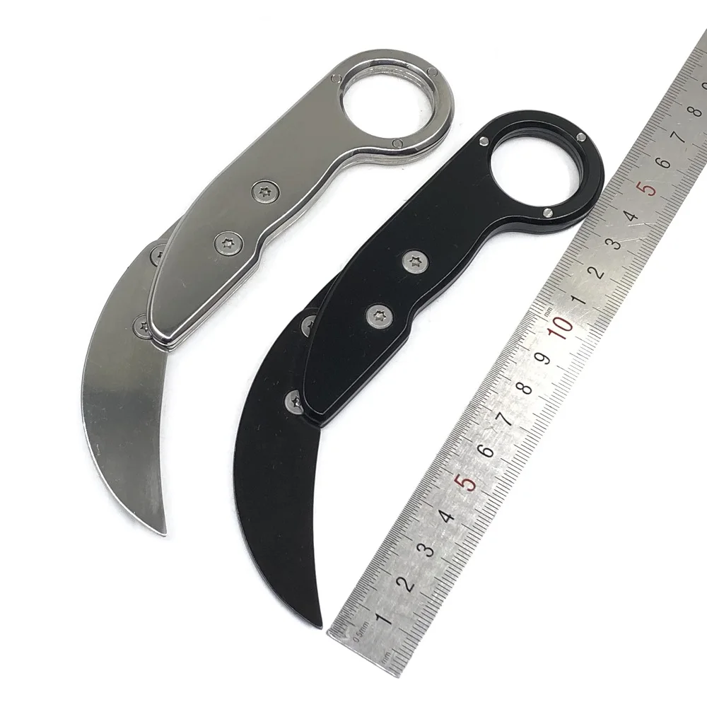 Складной Karambit тактический нож 5 91 ''CS для выживания Открытый боевой 440C Стальные