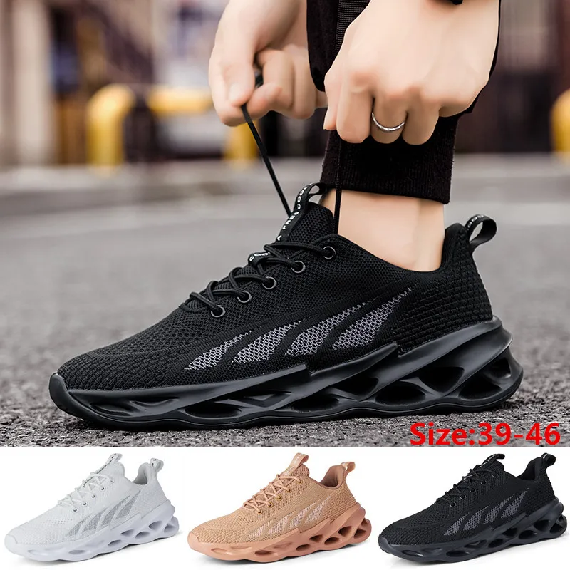 

Men Casual Sports training Shoes Breathable Lace up Sneakers Mesh Fashion Tenis Outdoor Footwear