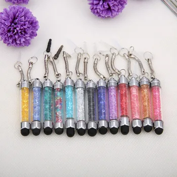 

200 Pcs Per Set Wholesale High-Transmittance Crystal Pen Crystal Touch Pen Metal Ball Point Pen Touch Screen