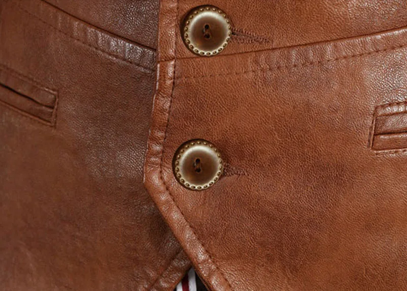 Новинка 2019 мужской жилет из искусственной кожи летняя мотоциклетная куртка без