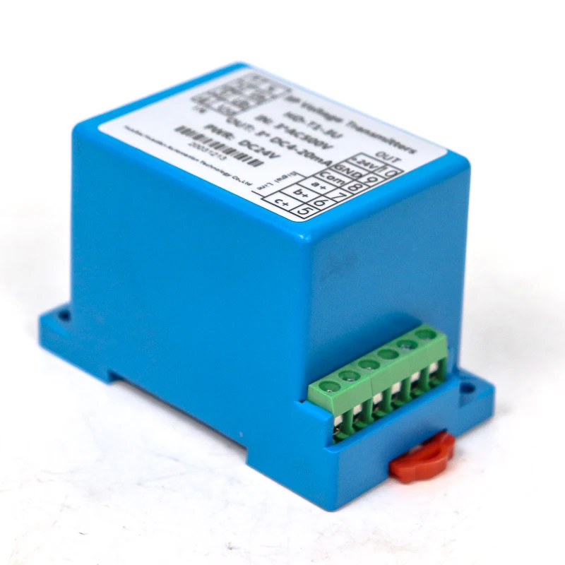 Industrial DC Voltage Transducer Voltage Sensor Transmitter Transformer Input 0400V DC Output 0