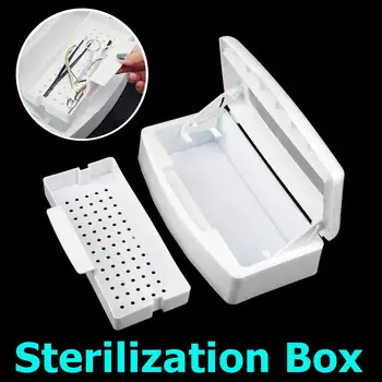 

Sterilizer Tray Box Alcohol Disinfection Box Salon Nail Metal Tools Disinfector Manicure Implement ToolAlcohol Disinfection Box