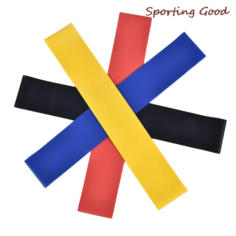 5 Colors Yoga Resistance Rubber Bands Indoor Outdoor Fitness Equipment  Sport Training Workout Elastic Bands