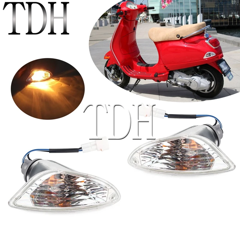 Указатели поворота для мотоцикла скутера Vespa Piaggio LX LXV 50 125 150 50cc 125cc 150cc 2T 4T Emark