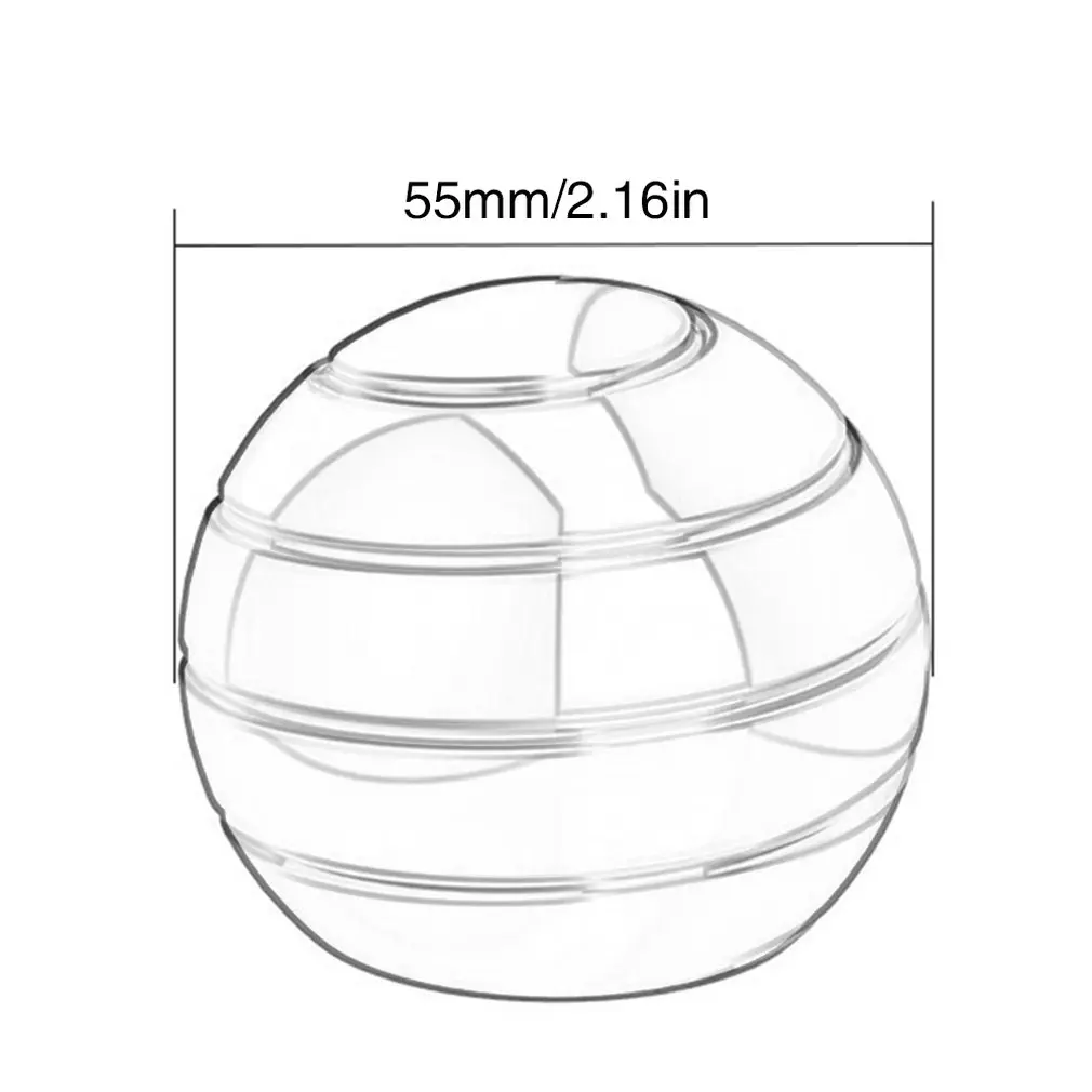 Настольная Сфера передачи гироскоп для аутизма и СДВГ пластик дети пользовательские подшипник Игрушки Анти Стресс время уничтожения