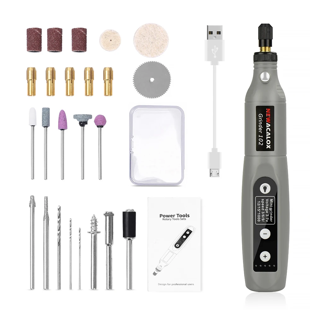 carregamento usb velocidade variável gravura caneta kit