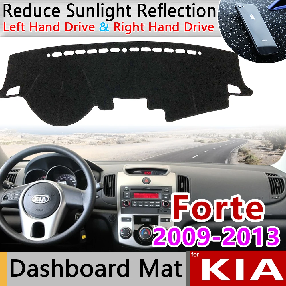 

for KIA Forte 2009 2010 2011 2012 2013 TD Anti-Slip Mat Dashboard Cover Sunshade Dashmat Carpet Accessories Cerato Vivaro Koup