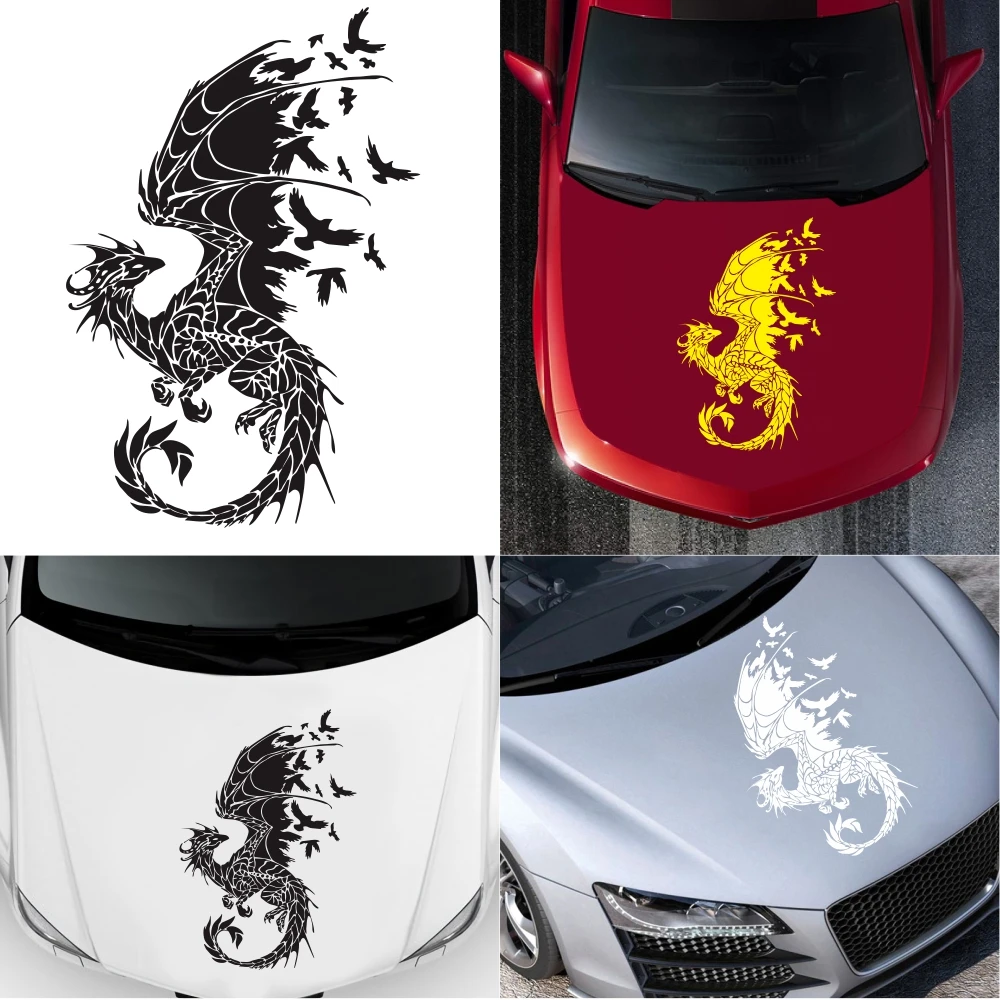 Dragon Car Decal - TenStickers