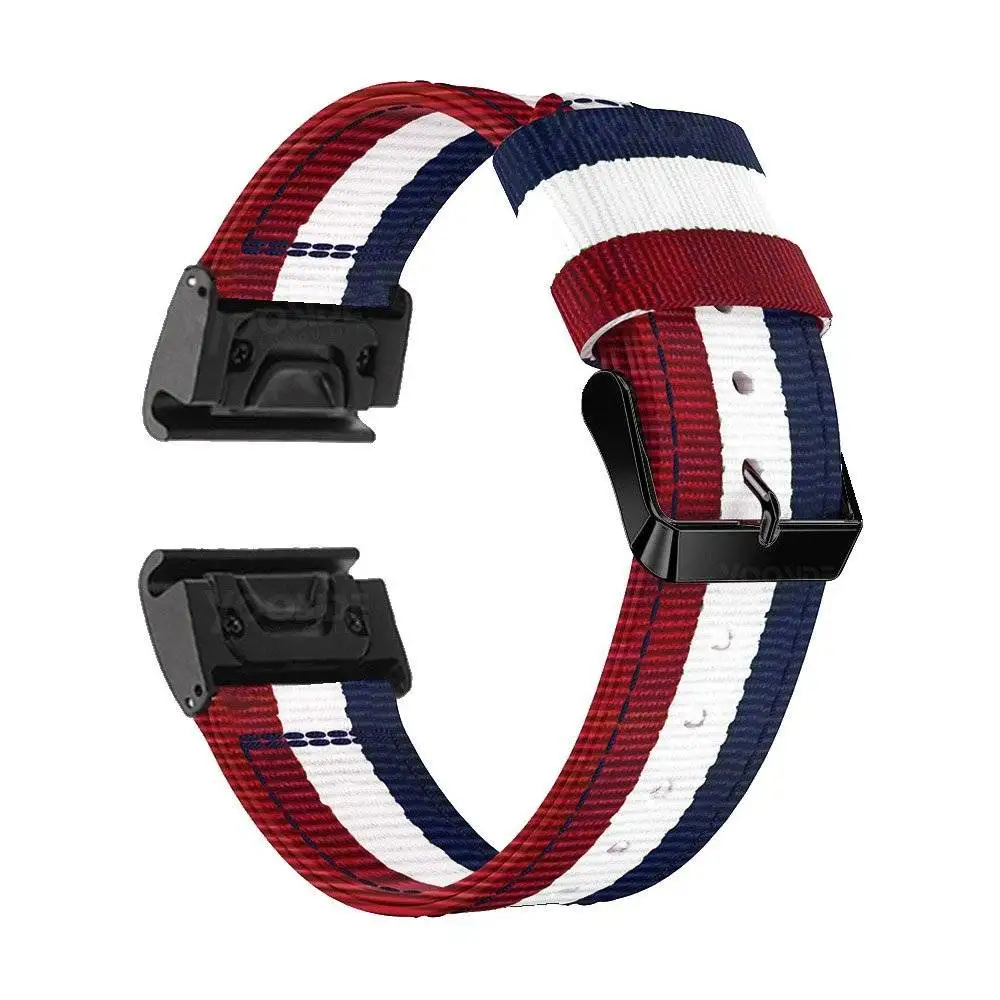 Браслет YOOSIDE Fenix 6 22 мм быстросъемный плетеный нейлоновый ремешок для наручных