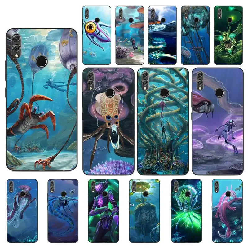 Чехол YNDFCNB Subnautica для Huawei Honor 8X 8A 9 10 20 Lite 30Pro 7C 7A 10i 20i | Мобильные телефоны и