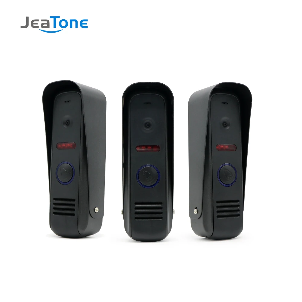 JeaTone 10" Color Touch Key Monitor Video Doorphone Intercom IR Night Vision Camera Video Doorbell Villa Intercom System Kit 1v1