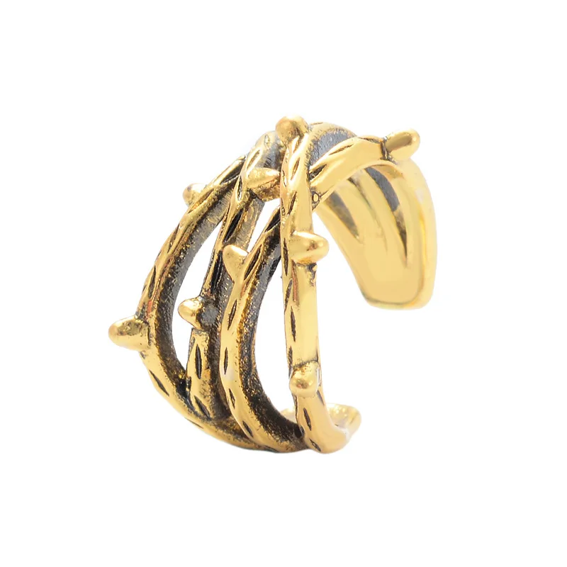style 6 gd Минималистичные ювелирные изделия, серьги-манжеты, клипсы, без пирсинга, корейское золото, одно направление, серьги-манжеты, не пирсинг, Bijoux Femme Sieraden - Окраска металла: style 6 gd