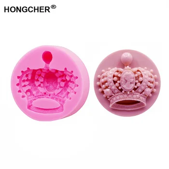 

New Goddess Crown Fondant Silicone Molds, Cake Mold, Kitchen Cooking Baking Mould. DIY handmade chocolate clay mold.