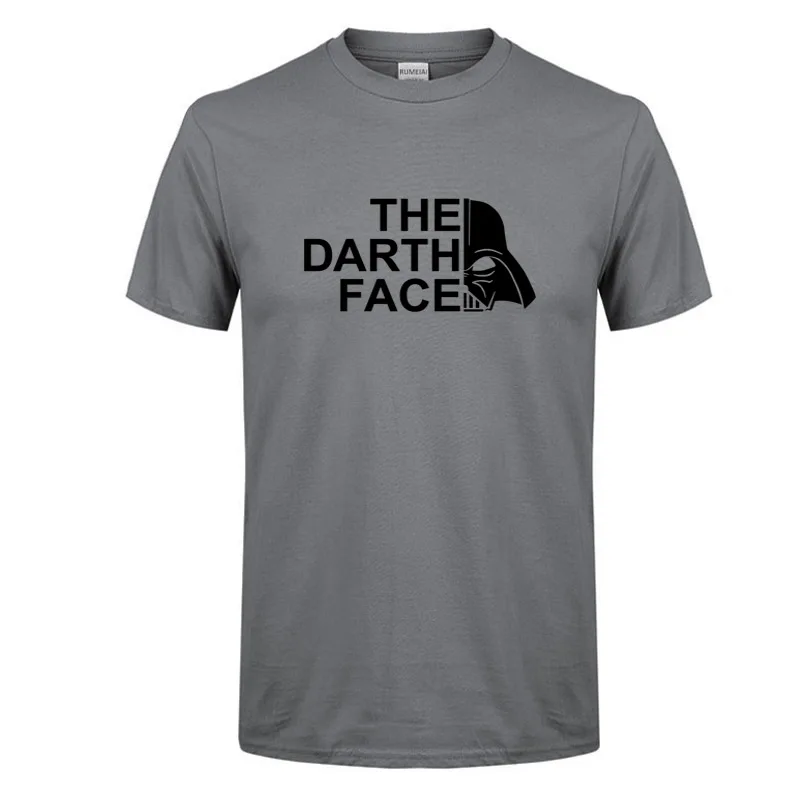 

2020 Summer New Fashion Men's T-shirts Star Wars The Darth Face T shirt 100% Cotton High Quality Casual Short Sleeve T-Shirt
