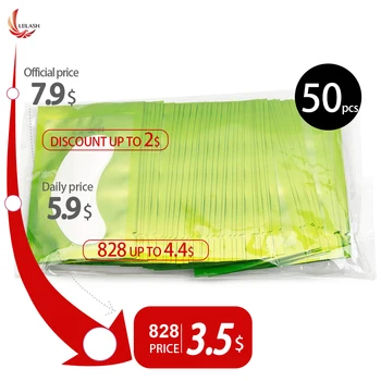 

LBlash 50Pairs Eyelash Pad Gel Patch Grafting Eyelashes Under Eye Patches For Eyelash Extension Paper Sticker Wraps Makeup Tools