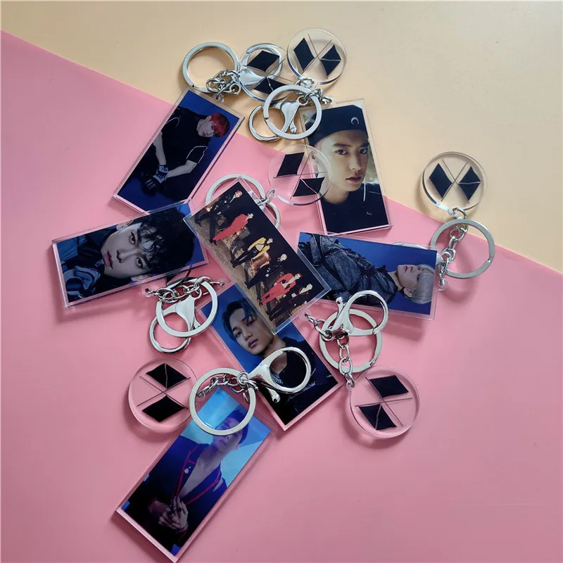 1 шт. Kpop EXO новый альбом одержимость акриловый брелок Подвеска ювелирные изделия
