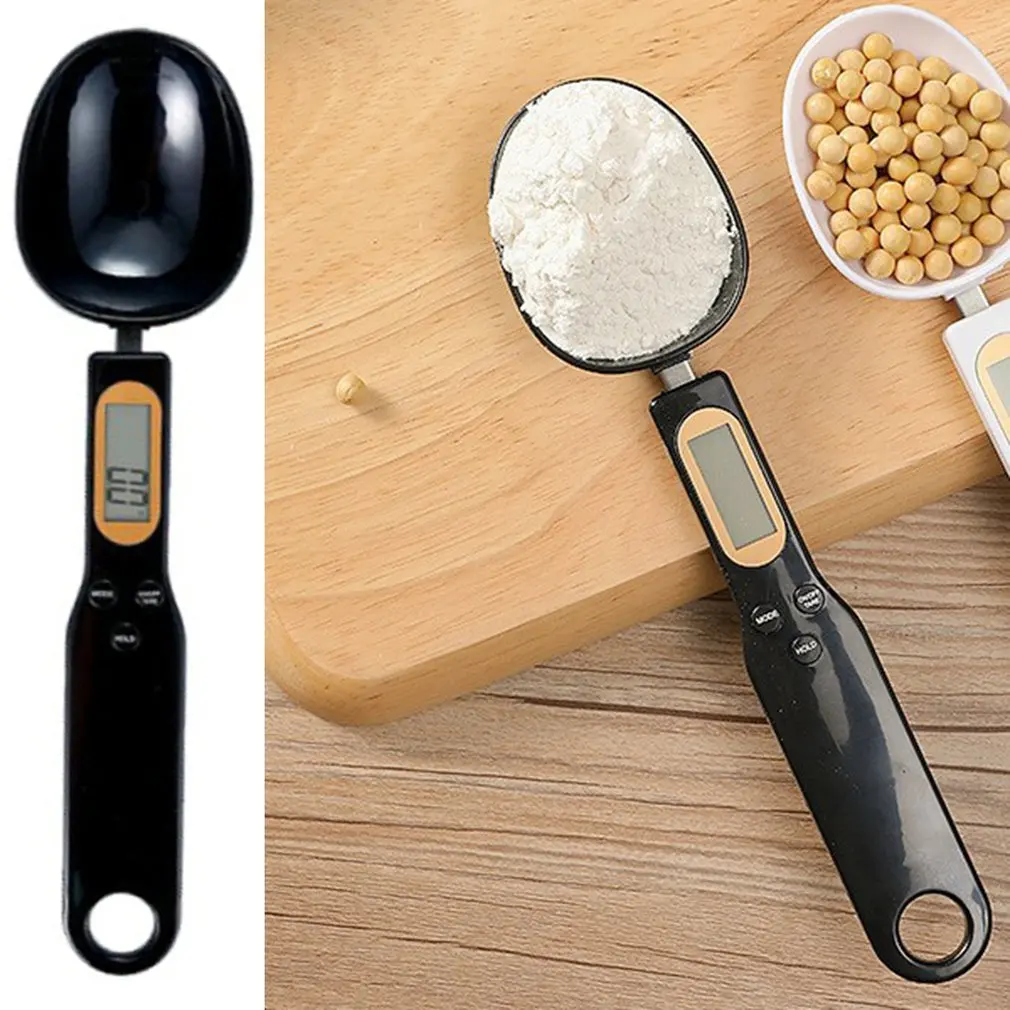 0.1g~500g Digital LCD Electronic Spoon Food Weight Scale Kitchen Lab Measuring 