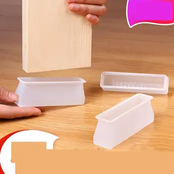 

4 Pcs/Lot Children's Bed Foot Anti Slip Pad Fixed Silicone Floor Mute Wear Resistant Leg Wrap Protective Cover Rectangular