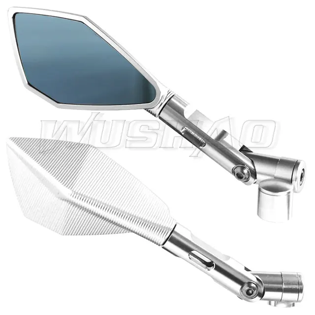CNC Rearview Rear Side Mirrors Adapter For Suzuki Gladius 650 