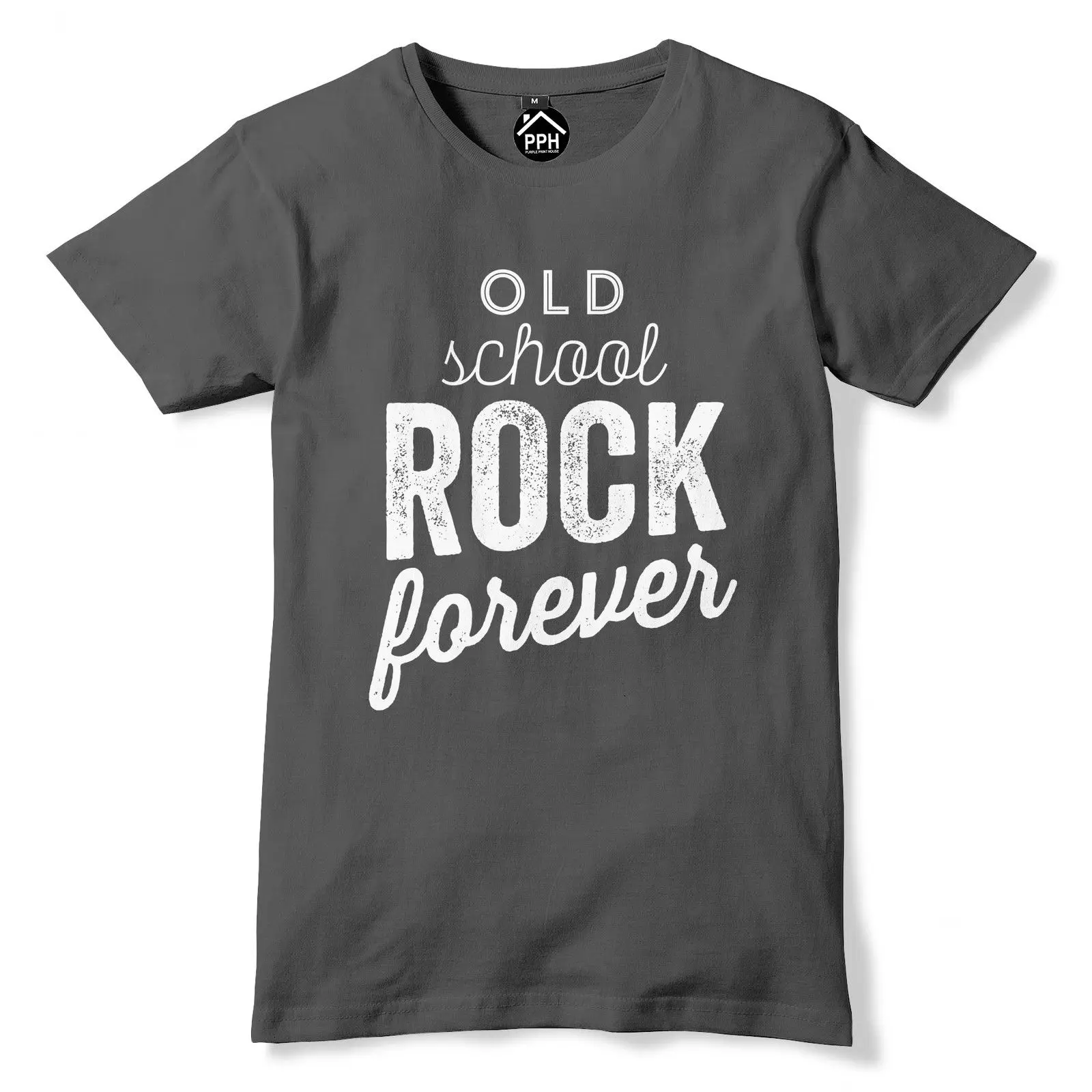 Old Skool Rock Forever футболка музыка тяжелый металл смерти ролл эмо гот в стиле панк 370| |