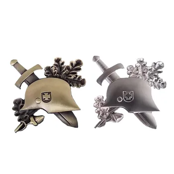 

WW2 German Army Helmet Badges Set Wehrmacht Military Collectable