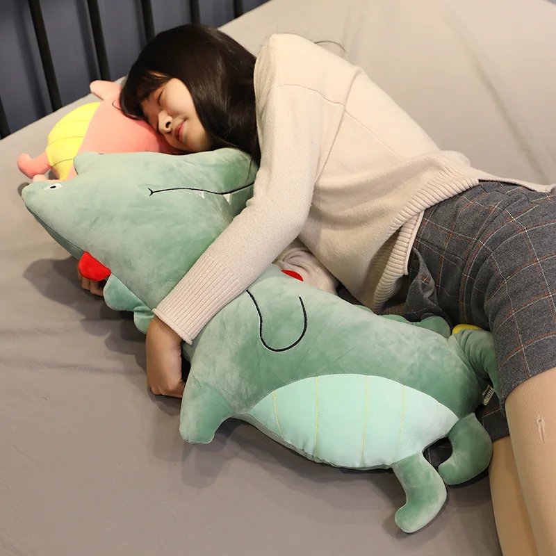 New Hot Crocodile Plush Pillow Toys Crocodile Soft Stuffed Animal Cartoon Plush Dolls Kids Gifts Three 4