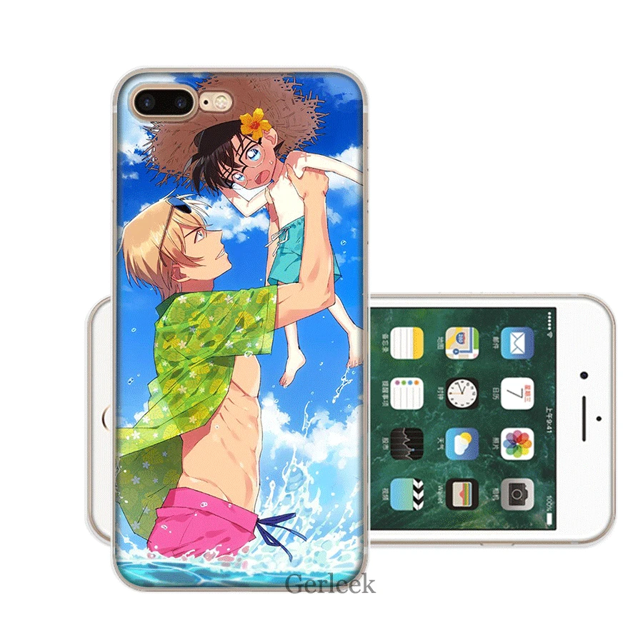 Чехол для мобильного телефона iPhone 11 Pro 6 6s 7 8 P Lus iPhone XR X XS Max 5 5S SE Shell Detective Conan, Жесткий Чехол - Цвет: H9
