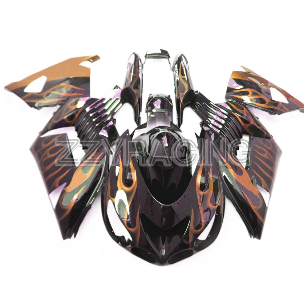 

Complete Fairings Fit for Kawasaki ZX14R 2006 2007 2008 2009 2010 2011 Year ZZ-R1400 06 - 11 ABS Plastic Bodywork Black Orange