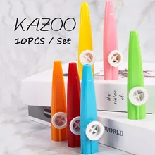 

10pcs Kazoos Musical Instruments Flutes Diaphragm Mouth Kazoos Beginner Musical Instruments Good Companion For Guitar Kid Toys