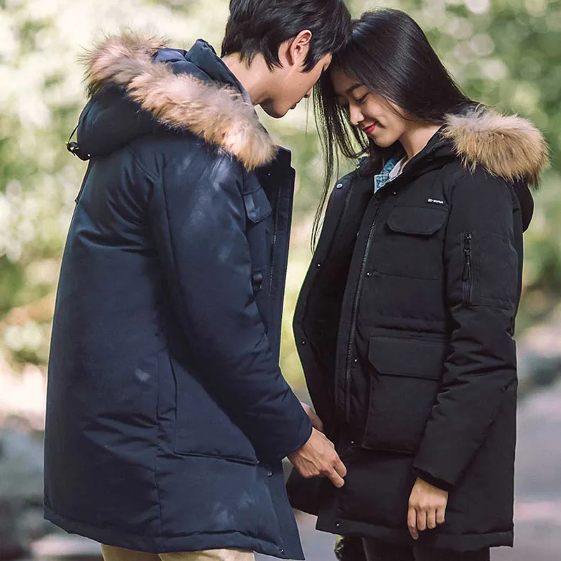 New Xiaomi Youpin 90 Fun Outdoor Leisure Long Goose Down Suit 2.0 Men and Women 80% Goose Down Leve