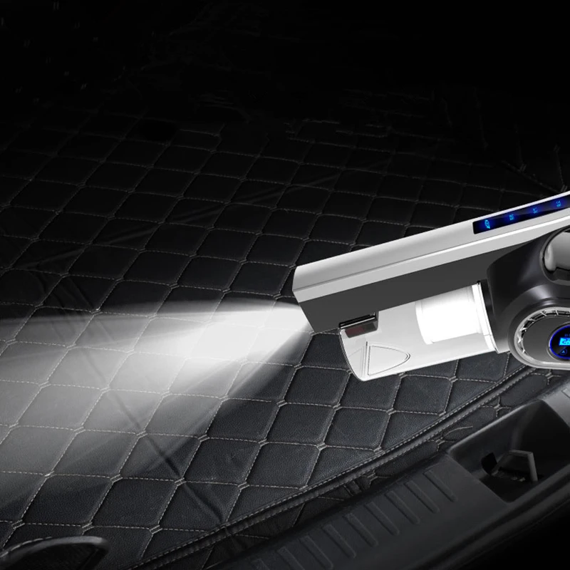  Multi-Function Portable Car Vacuum Cleaner Dc12V 120W Lcd Digital Display Auto Inflatable Pump Air 