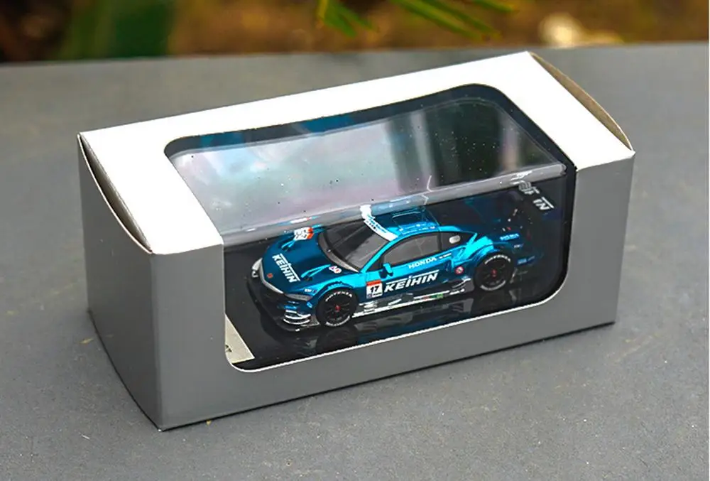 1/64 Honda NSX CONCEPT-GT GT500 Гоночная машина#17 литая модель автомобиля коллекционная игрушка