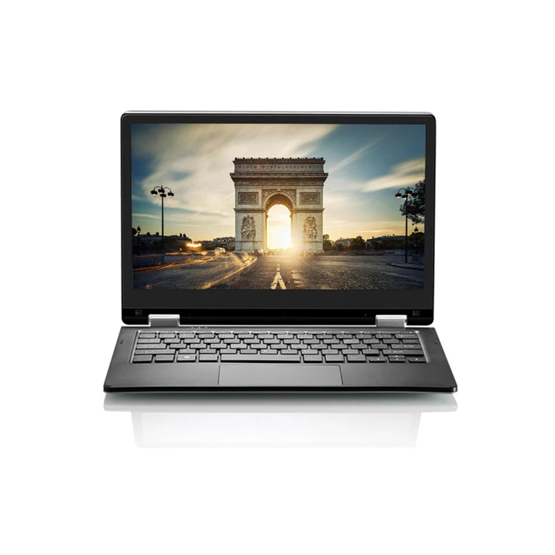  360 ° 11.6 inch 8GB RAM Notebook Intel Atom Quad Core Laptops With FHD Display Ultrabook Student Co