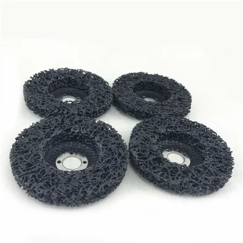 

4PCS 100mm 4 Poly Strip Disc Wheel Paint Rust Removal Clean For Angle Grinder