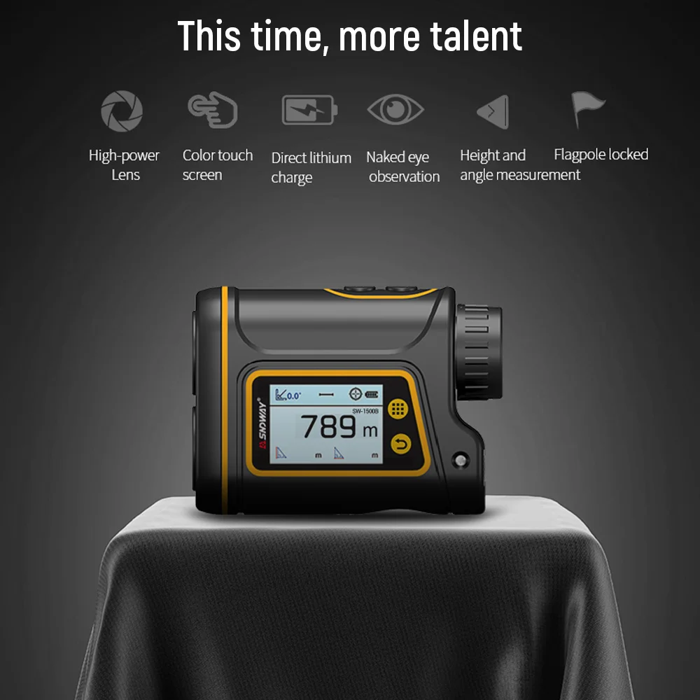 US $77.99 SNDWAY Telescope Laser Rangefinder LCD Displayr Digital Distance Meter Engineer Laser Tape Measure For Hunting Golf