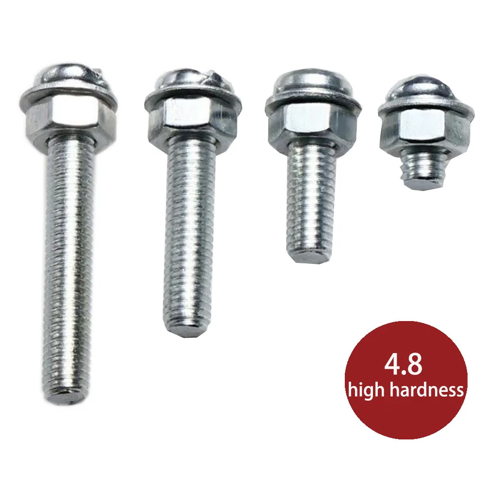 1 Box/Set M6 Nut And Bolt Нержавеющая сталь DIY болты M3 M4 M5 гайки винт комплекты прокладок