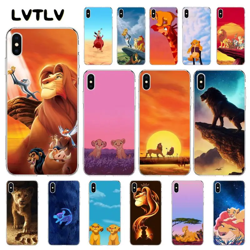 LVTLV Король Лев детский чехол для телефона iPhone 11 pro XS MAX 8 7 6 6S Plus X 5 5S SE XR | Мобильные