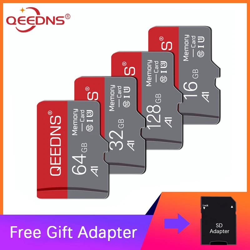 Карта памяти C10 microcard 128 Гб 64 ГБ 32 16 8 Smart TF/SD карта 256 Class10 для телефона sd Бесплатный