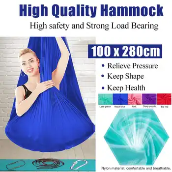 

Multifunction Aerial Yoga Hammock Swing Sling Home Gym Elastic Hanging Belt Trapeze Anti-Gravity Yoga Inversion Traction Device