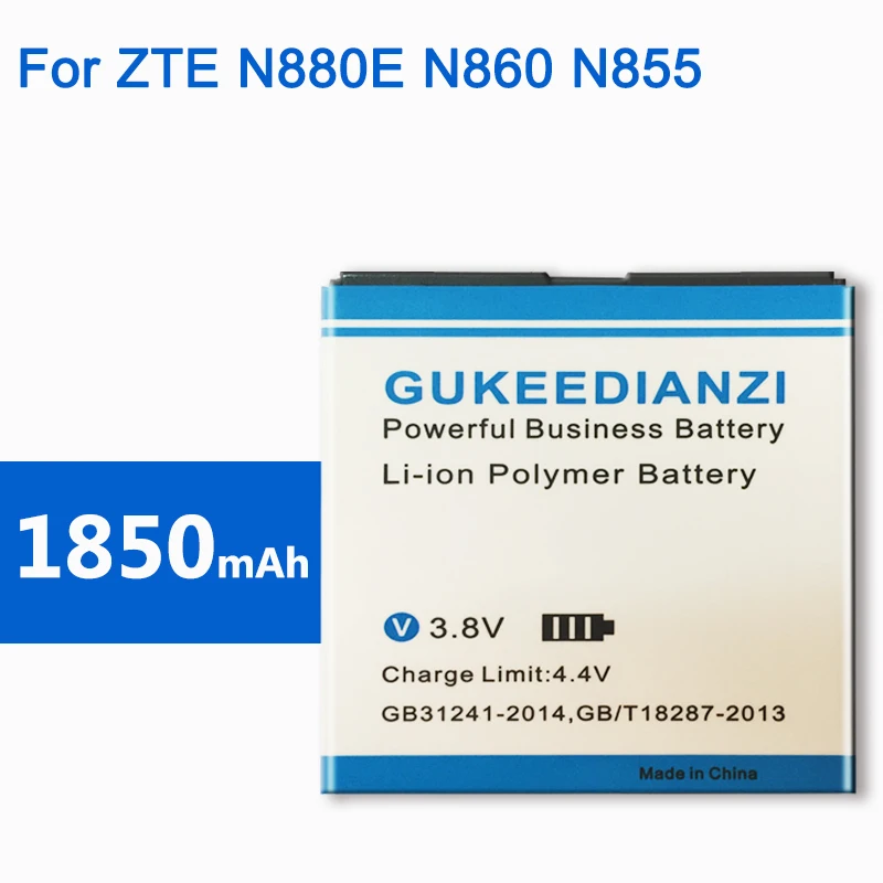 Li3716T42P3h565751-H аккумулятор большой емкости для телефона ZTE N880E N860 N855D U885 U880E V889D V880E 1850