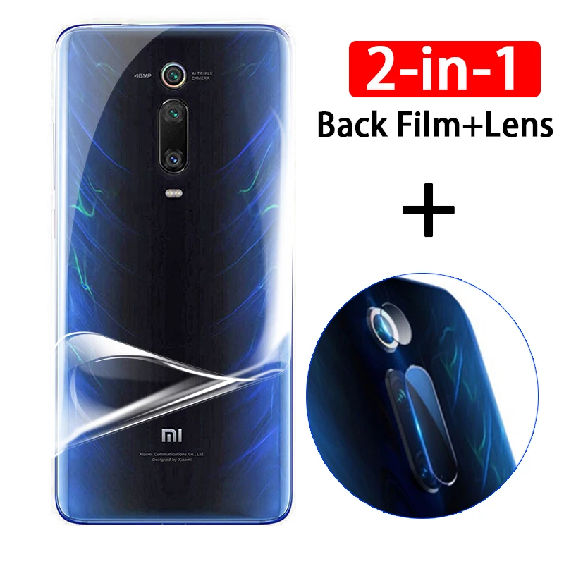 2в1 задняя полная защита для Xiaomi Mi 9 T Mi9 Mi9t Mi9tpro Redmi Note Pro Max 9S 9A 9C Гидрогелевая пленка