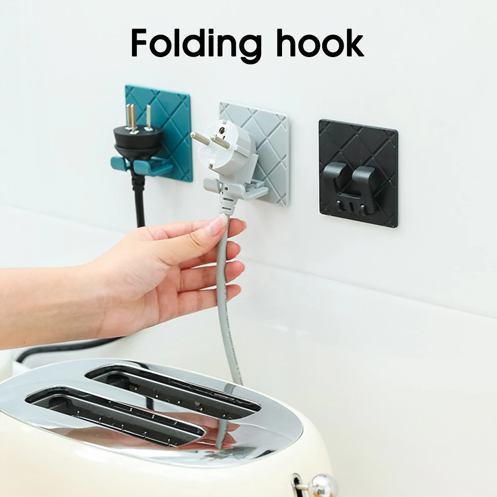 Foldable Plastic Power Plug Hook