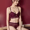 CINOON New Top Sexy Underwear Set Push-up Bra And Panty Sets Hollow Brassiere Gather Sexy Bra Embroidery Lace Lingerie Set ► Photo 2/6