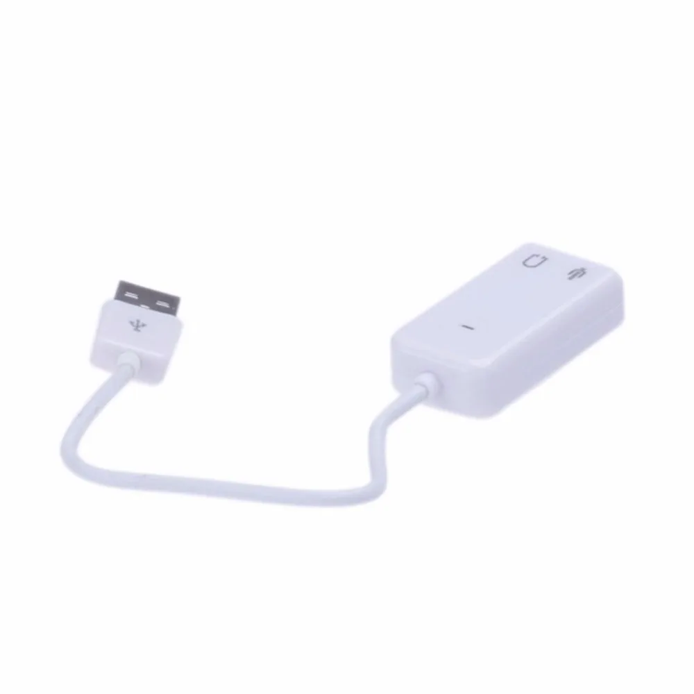 Горячая распродажа! ПК настольный USB 2,0 3D виртуальный канал Аудио Звуковая карта адаптер для Windows 7